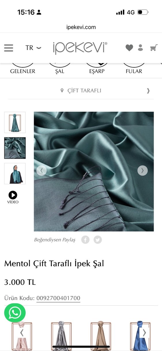 #ipekevi Kadın Bohem Tarzı Saten Şal - Görsel 2