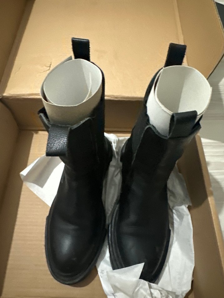 #Manijero Gitana Kadın Hakiki Deri Çift Taraf Lastikli Siyah bot - Görsel 3