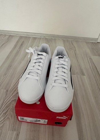 Beyaz Siyah Puma Spor Ayakkabı - Görsel 4