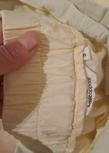 xs Beden ten rengi Renk Bej Keten Midi Kadın Pantolon