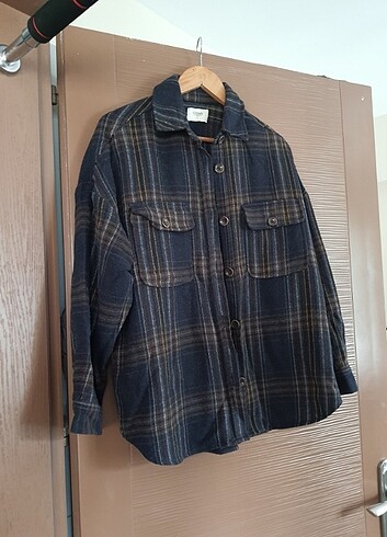 Colins, oversize, kalın gömlek