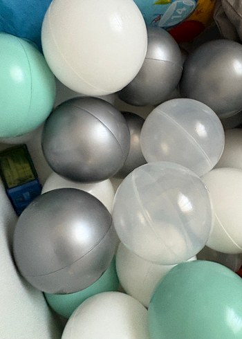 Turkuaz Gri Plastik Oyun Topları - Görsel 3