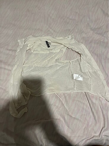 xs Beden beyaz Renk H&M crop
