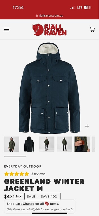 Fjallraven Greenland winter jacket - Görsel 12