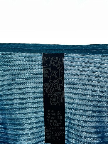 m Beden mavi Renk Vintage Love Bluz %70 İndirimli.
