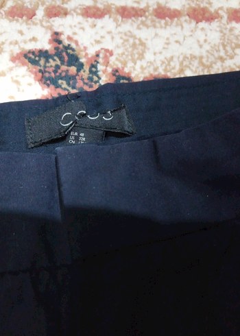 COS Erkek Lacivert Regular Fit Pamuk Pantolon - Görsel 3