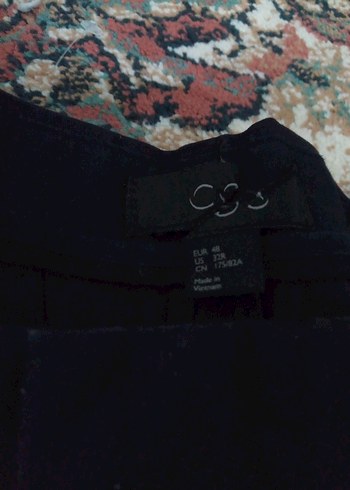 COS Erkek Lacivert Regular Fit Pamuk Pantolon - Görsel 6