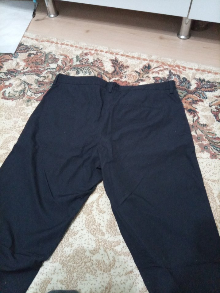 COS Erkek Lacivert Regular Fit Pamuk Pantolon - Görsel 4