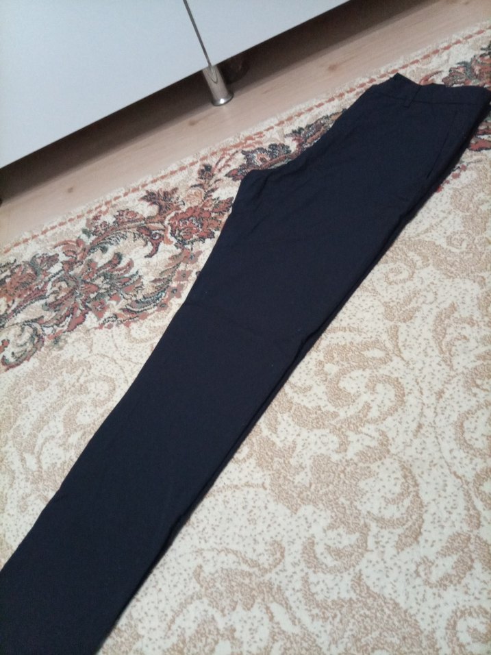 COS Erkek Lacivert Regular Fit Pamuk Pantolon - Görsel 5