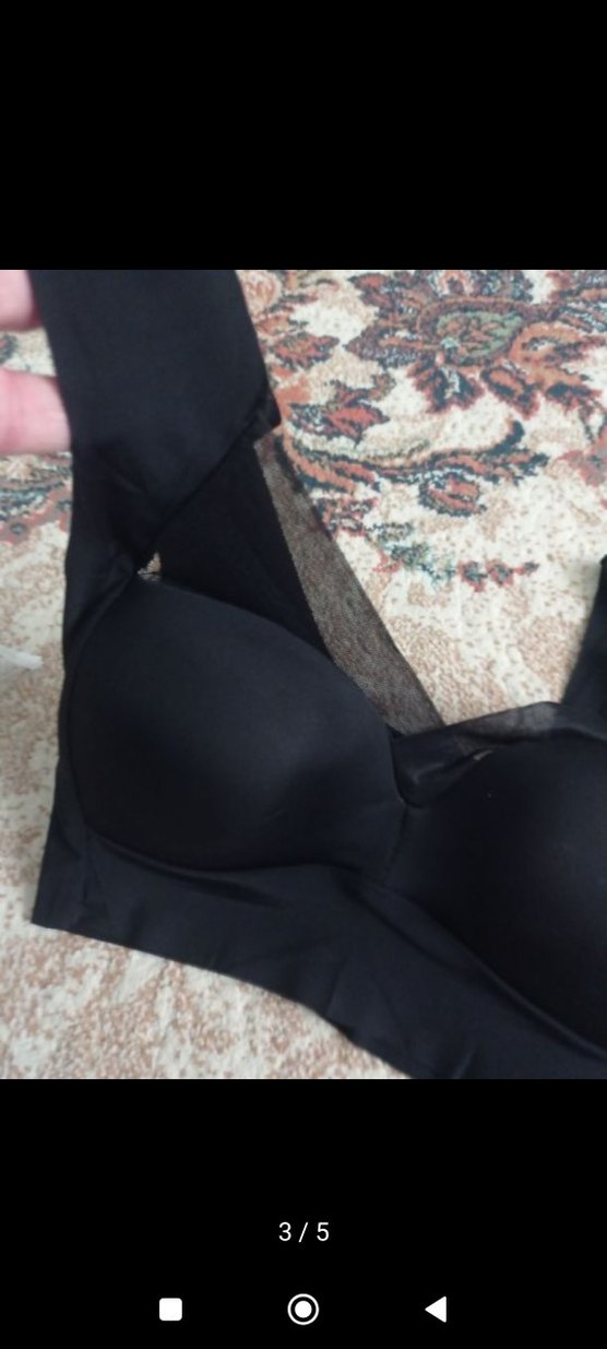 Siyah Günlük Sporcu Sütyeni - Görsel 3