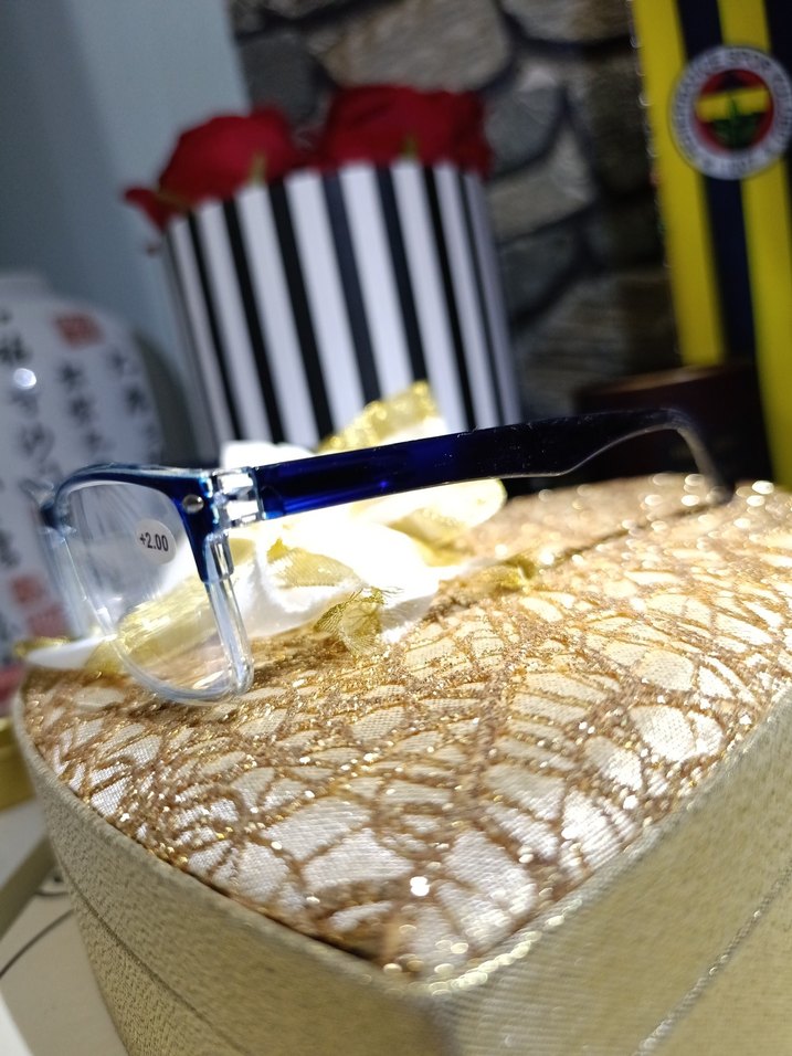 Şeffaf Mavi Okuma Gözlük 2.0 - Görsel 3