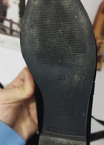 Süet ayakkabı babet  - Görsel 5