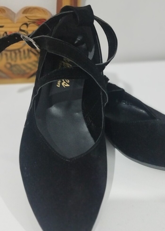 Süet ayakkabı babet  - Görsel 3