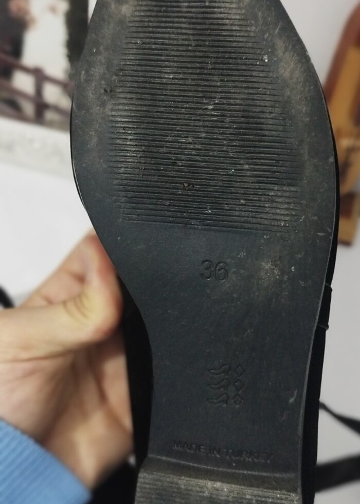 Süet ayakkabı babet  - Görsel 5