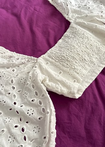 LC Waikiki Dantel Detaylı Beyaz Bohem Bluz
