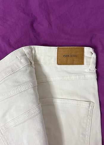 xs Beden Krem Kot Pantolon