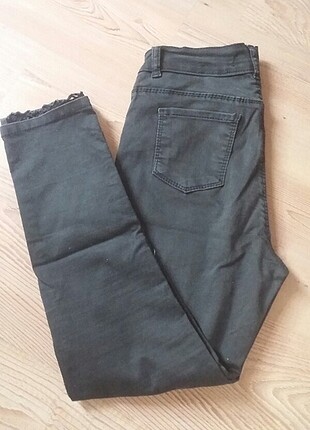 32 Beden Bayan paça detaylı pantalon