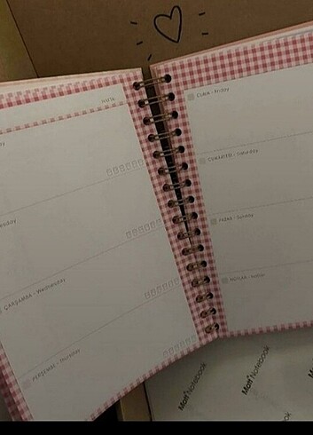 Beden Renk Matt Notebook Süresiz Ajanda Zamansız Planlayıcı