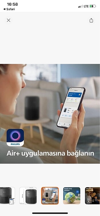 Philips AC0951/13 Hava temizleyici - Görsel 3