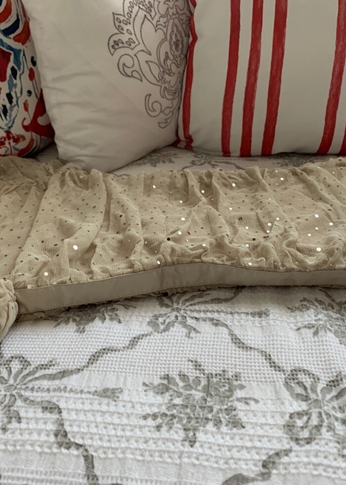 Roman marka payetli şık bluz - Görsel 4