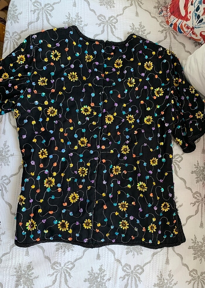 İşlemeli bluz - Görsel 3