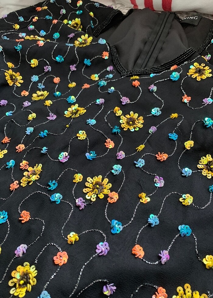 İşlemeli bluz - Görsel 4