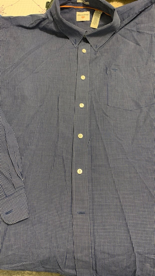 Dockers Klasik Kesim Erkek Gömlek XXL Lacivert - Görsel 2