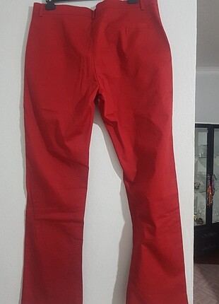48 Beden Kırmızı pantolon 