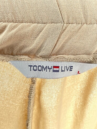 l Beden camel Renk Diğer Kumaş Pantolon %70 İndirimli.