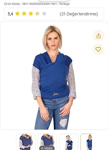 Beden Sevi bebe sling kanguru