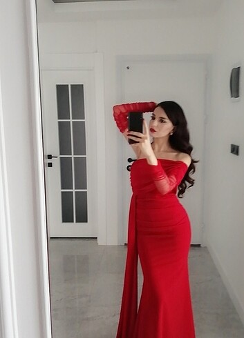 Diğer Kırmızı abiye