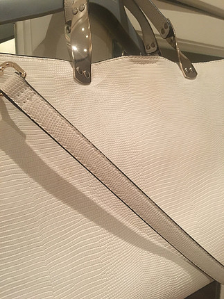  Beden beyaz Renk Zara Krem renk sezon çanta