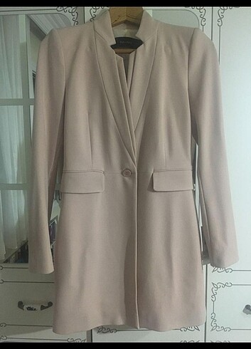 s Beden Pudra S / 36 Zara Ceket/Blazer