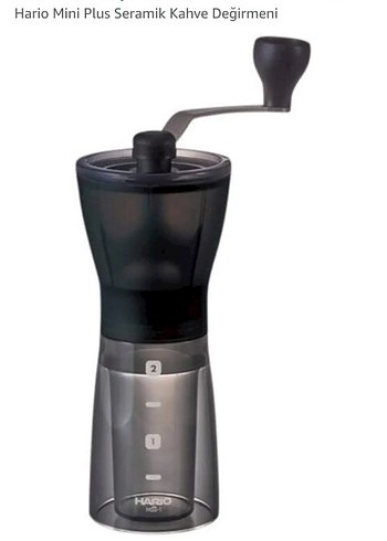 Hario Mini Plus Seramik Kahve Değirmeni Siyah