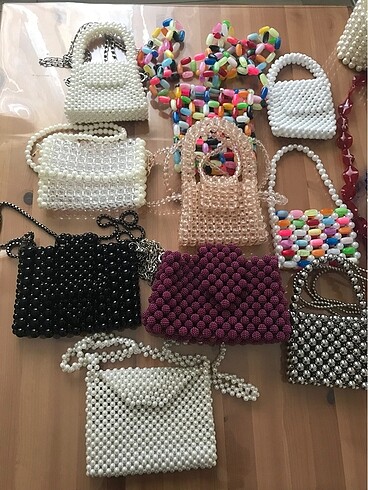 Zara İnci boncuk çanta