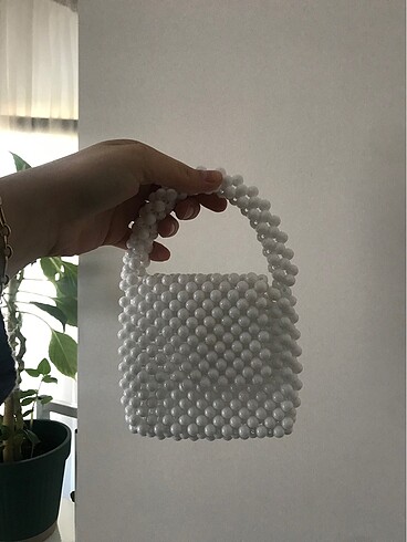 Zara İnci boncuk çanta