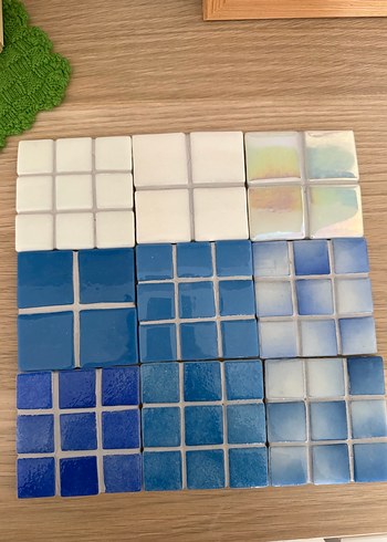 Mozaik seramik bardak altlığı - Görsel 13