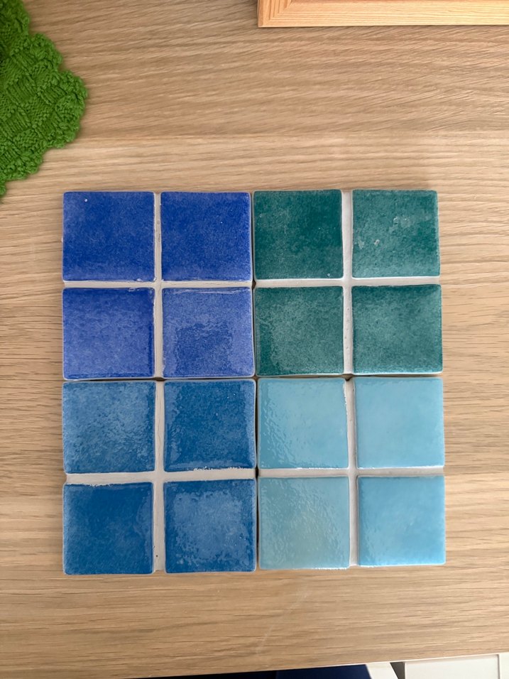 Mozaik seramik bardak altlığı - Görsel 4