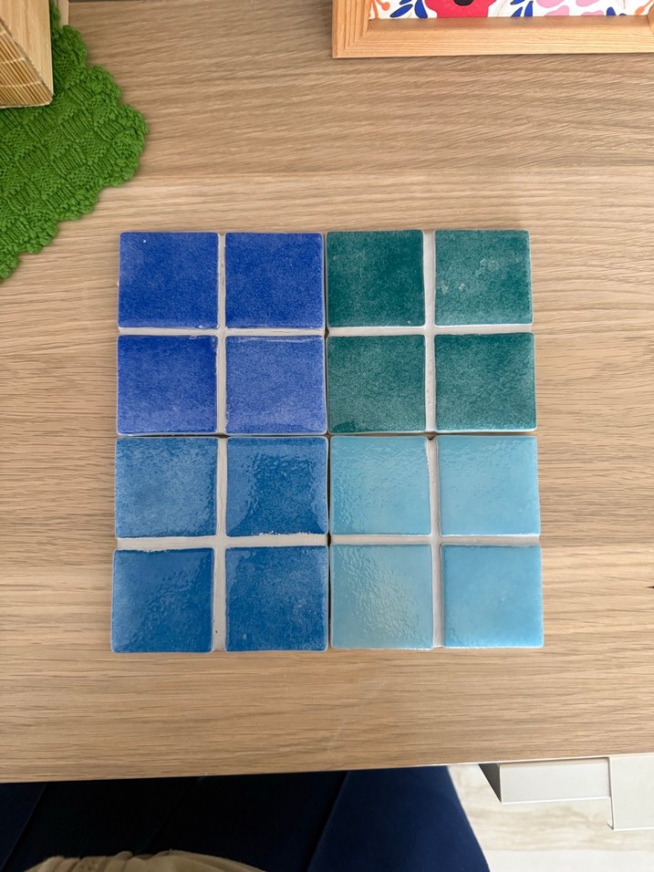 Mozaik seramik bardak altlığı - Görsel 5