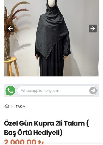 3lü Cilbab takım - Görsel 5