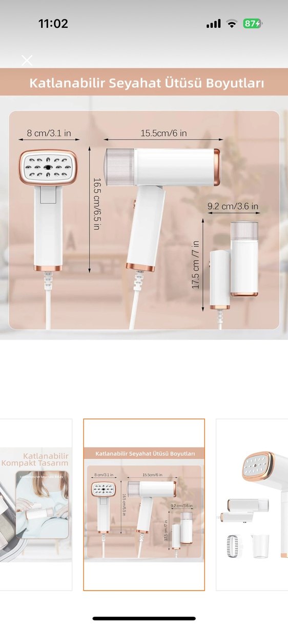 Mioji buharlı ütü - Görsel 3