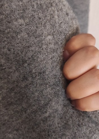 m Beden h&m Gri Kadın Yün Sweatpant