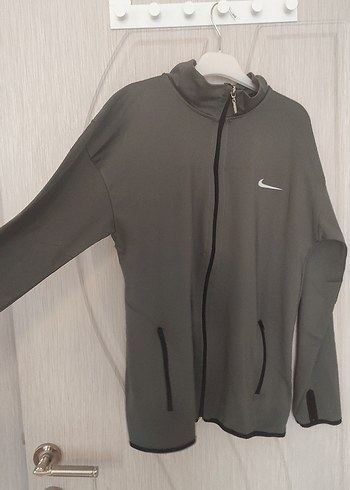 Nike Yeşil Fermuarlı kadın Spor ceket