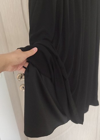 42 Beden siyah Renk Özel Dikim Siyah Pilili Kadın Uzun Etek