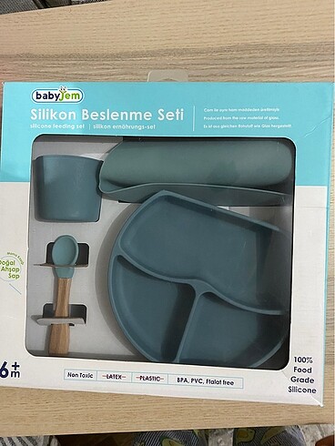 Babyjem silikon beslenme seti