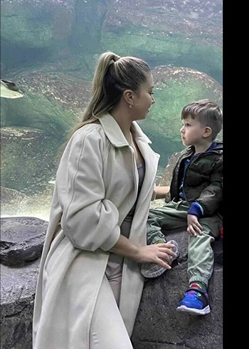 xs Beden Bej Kadın Uzun Kesim Trençkot
