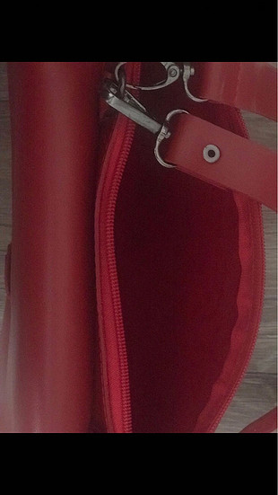 Zara 15 tl kırmızı sıfır çanta