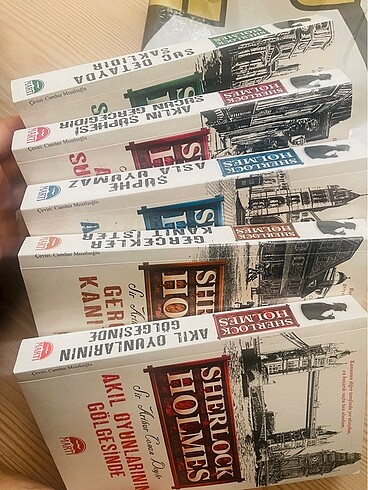  Sherlock holmes kitapları serisi 150 tl hepsi hediyelik sıfır 