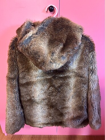 s Beden camel Renk Pull&bear kürk