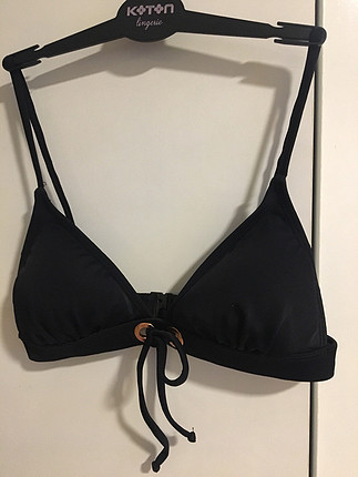 34 Beden Siyah bikini üstü